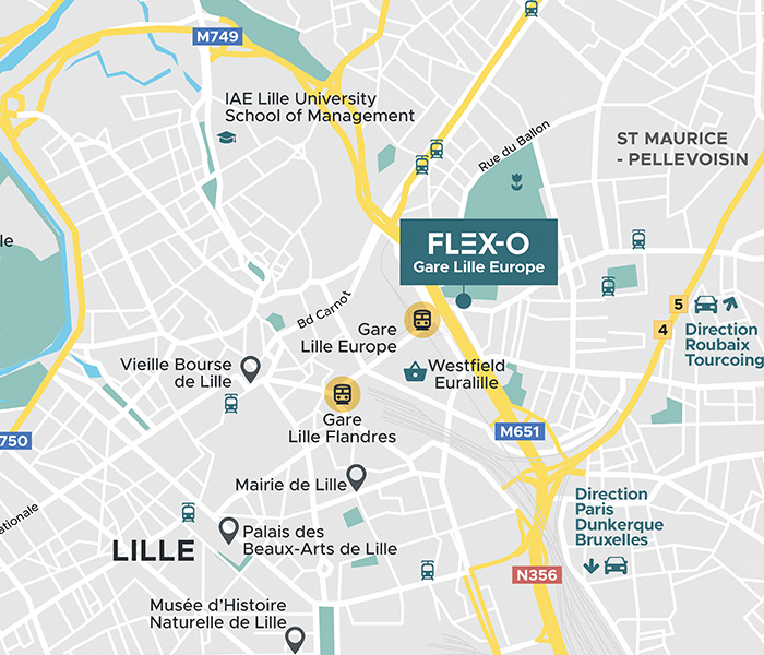 Flex-O Gare Lille Europe