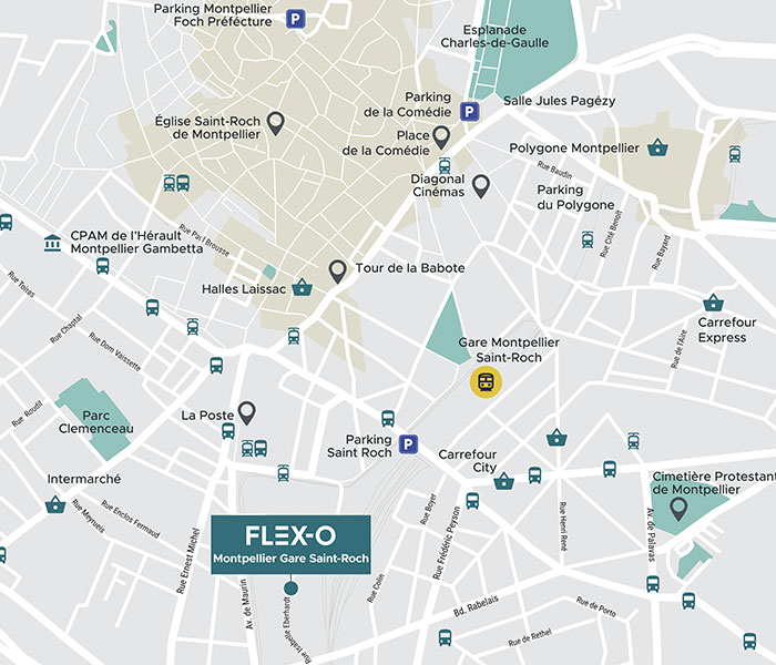 Flex-O Montpellier Gare Saint-Roch